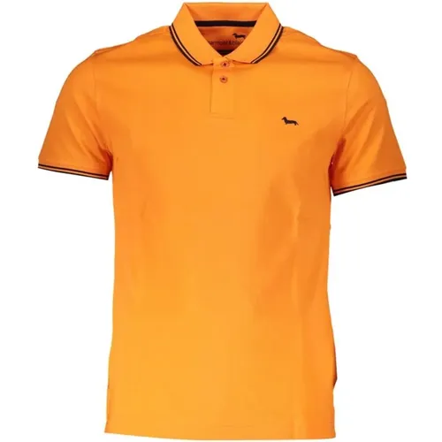 Contrast Polo Shirt with Iconic Logo , male, Sizes: L, 2XL, S, M, XL - Harmont & Blaine - Modalova