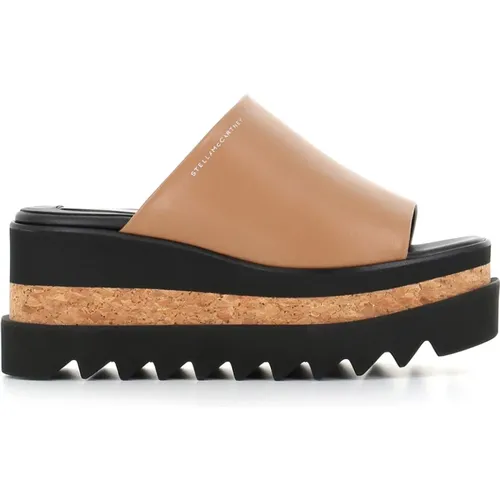 Brandy Cork Wedge Sandals , female, Sizes: 6 UK, 5 UK, 3 UK - Stella Mccartney - Modalova