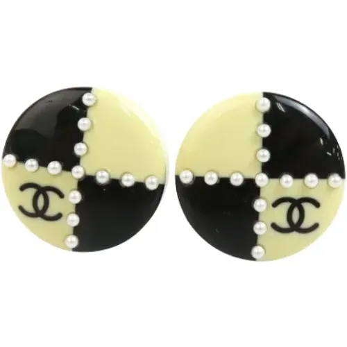 Pre-owned Metal earrings , female, Sizes: ONE SIZE - Chanel Vintage - Modalova