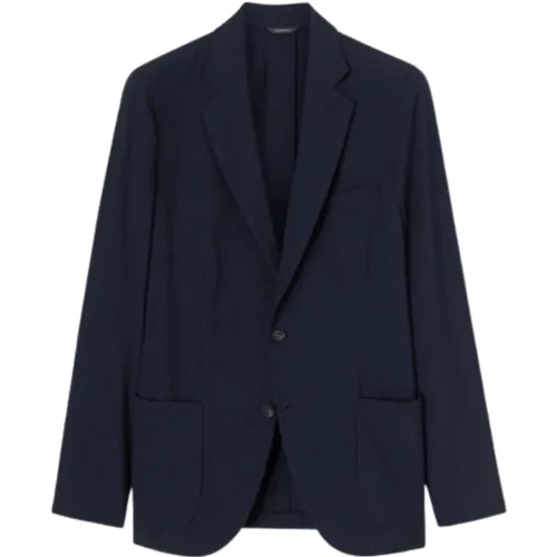 Luxuriöse Einreiher-Jacke in Blau - Loro Piana - Modalova