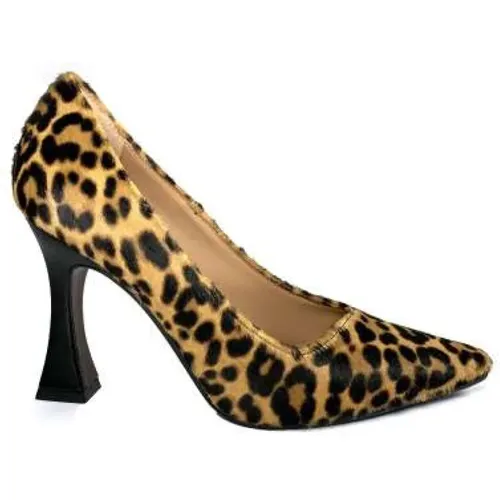 Leopard Print High Heel Shoes , female, Sizes: 4 1/2 UK - Roberto Festa - Modalova