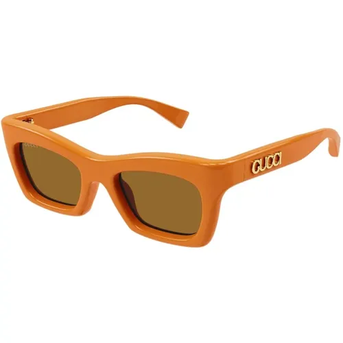 Butterfly Style Sunglasses , female, Sizes: 50 MM - Gucci - Modalova