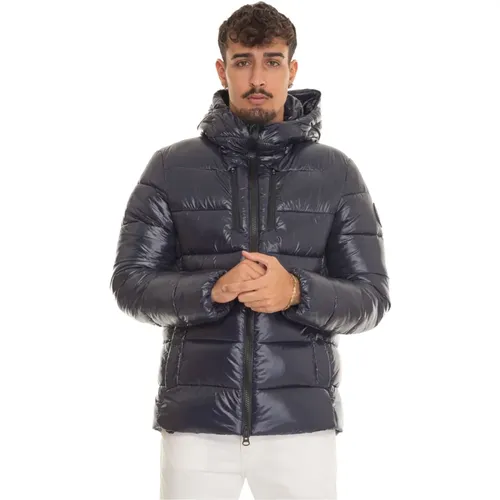 Maxime Quilted Hooded Jacket , male, Sizes: 2XL - Save The Duck - Modalova