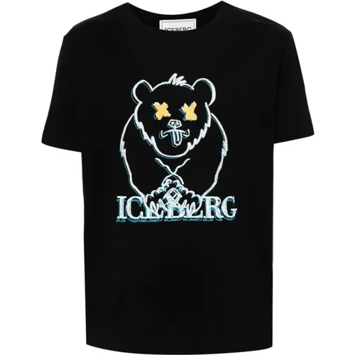 T-Shirts , Herren, Größe: M - Iceberg - Modalova
