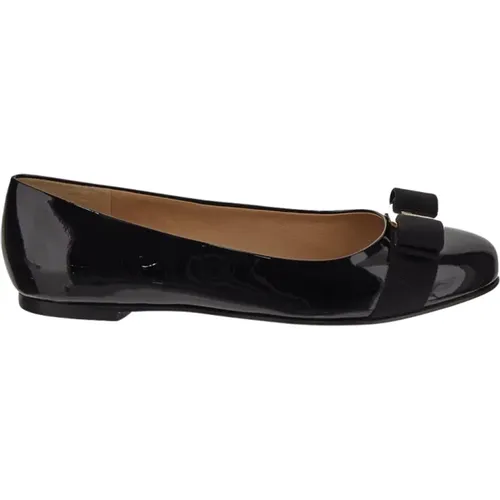 Varina Flache Ballerina Schuhe , Damen, Größe: 36 1/2 EU - Salvatore Ferragamo - Modalova