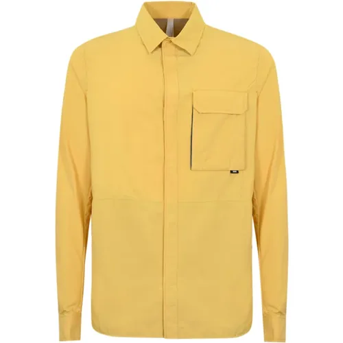 Cotton Nylon Shirt Jacket , male, Sizes: S, XL, L, M - Duno - Modalova