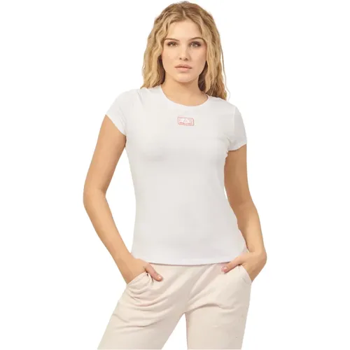 T-Shirts , Damen, Größe: L - Emporio Armani EA7 - Modalova