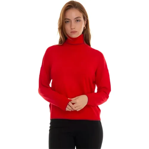 Besserer Pullover mit Rollkragen und Lurex-Details , Damen, Größe: XS - Liu Jo - Modalova