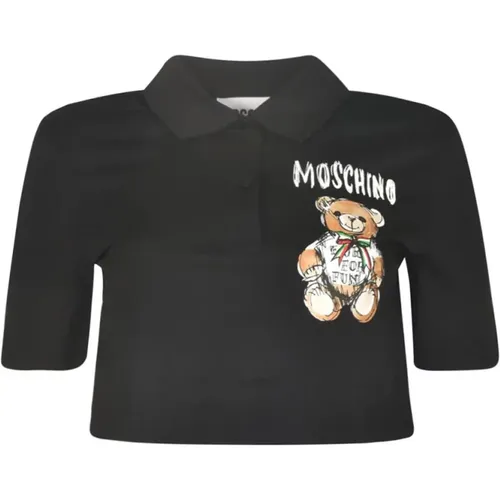 Polo Shirts,1208 T-Shirt - Stilvoll und Trendig - Moschino - Modalova