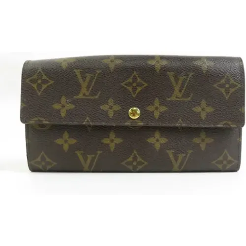 Pre-owned Canvas wallets , female, Sizes: ONE SIZE - Louis Vuitton Vintage - Modalova