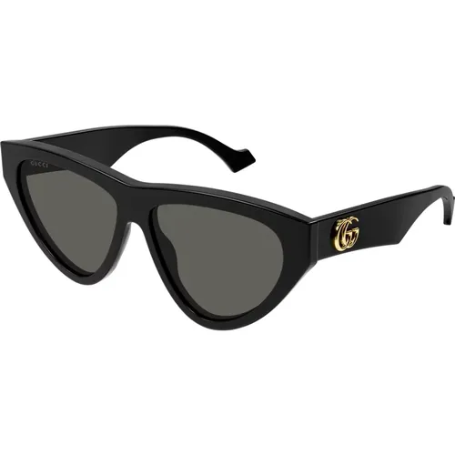 Grey Sonnenbrillen , Damen, Größe: 58 MM - Gucci - Modalova