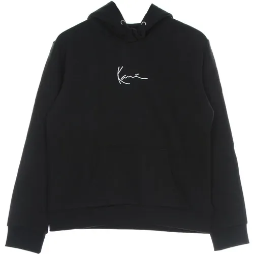 Schwarzer Signature Hoodie Langarm Sweatshirt - Karl Kani - Modalova