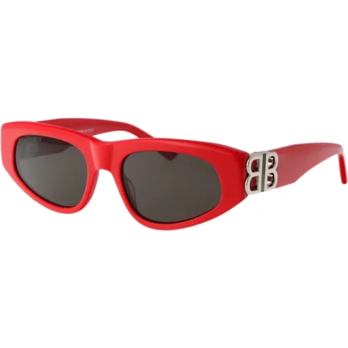 Stylische Sonnenbrille Bb0095S , Damen, Größe: 53 MM - Balenciaga - Modalova