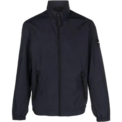 Crinkle Nylon Jacket , male, Sizes: S - Calvin Klein - Modalova