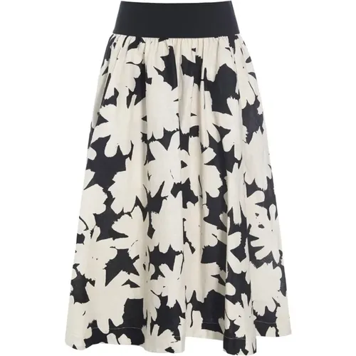 Brushstroke Blossom Skirt , female, Sizes: L, S, XL - Bitte Kai Rand - Modalova