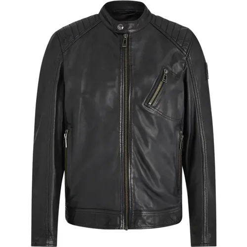 Klassische Lederjacke Belstaff - Belstaff - Modalova