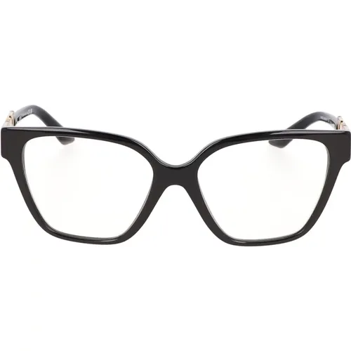 Cat Eye Acetate Glasses , unisex, Sizes: 52 MM - Versace - Modalova