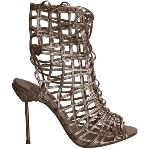 Pre-owned Leather sandals , female, Sizes: 5 1/2 UK - Sophia Webster Pre-owned - Modalova