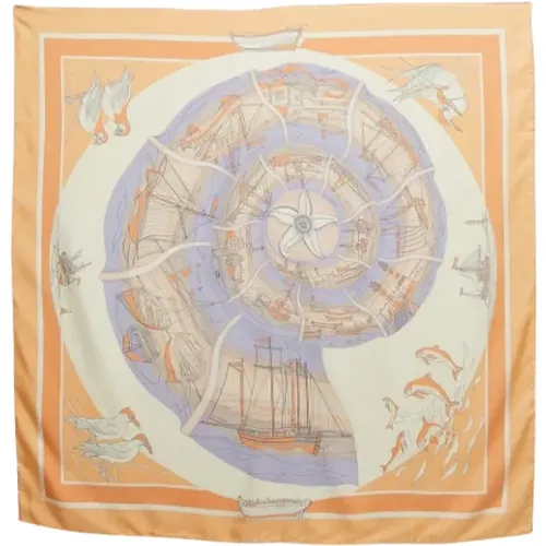 Pre-owned Silk scarves , female, Sizes: ONE SIZE - Hermès Vintage - Modalova