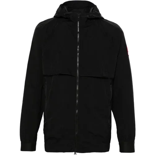 Faber Hooded Jacket in , male, Sizes: L, M, XL - Canada Goose - Modalova