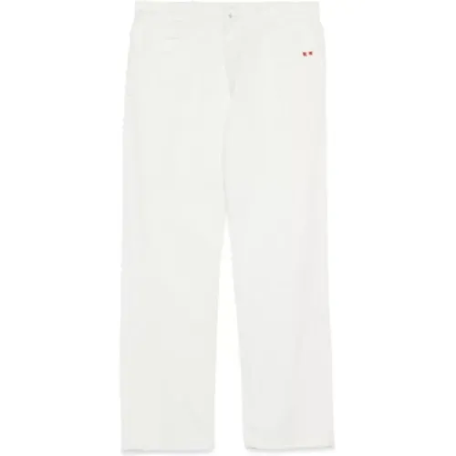 Raw Edge Elephant Flare Jeans Amish - Amish - Modalova