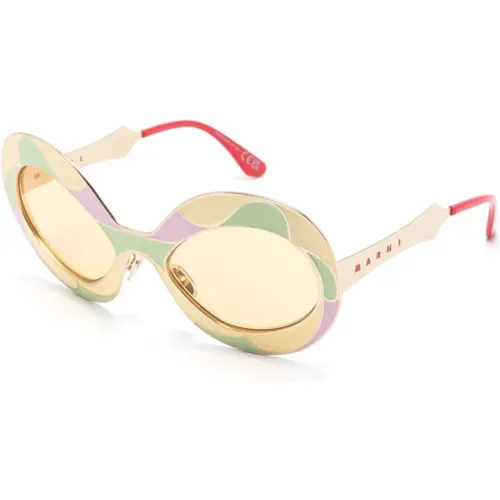 RCS Land OF Revelations Vaso Sunglasses , female, Sizes: 58 MM - Marni - Modalova