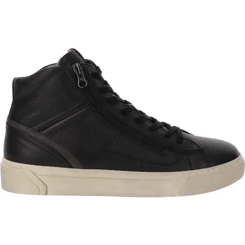 Leather Mens Sneakers Stylish Comfort , male, Sizes: 8 UK, 6 UK, 9 UK, 7 UK - Nerogiardini - Modalova