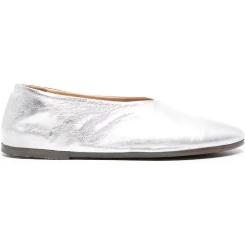 Silver Ballerina Knife Shoes , female, Sizes: 4 UK, 7 UK, 3 UK, 6 UK, 5 1/2 UK, 4 1/2 UK, 5 UK - Marsell - Modalova