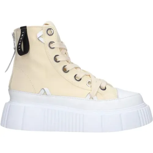 High Matilda Canvas Sneakers , female, Sizes: 7 UK - Inuikii - Modalova