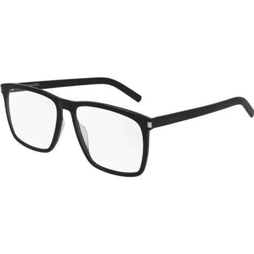 Schwarze Schmale Brillenrahmen Sonnenbrille - Saint Laurent - Modalova