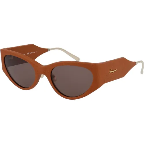 Stylish Sunglasses Sf950Sl , female, Sizes: 54 MM - Salvatore Ferragamo - Modalova