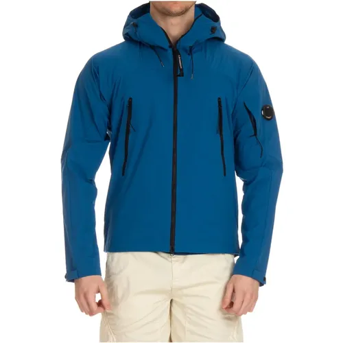 Hooded Zip Coat Pro-Tek , male, Sizes: L - C.P. Company - Modalova