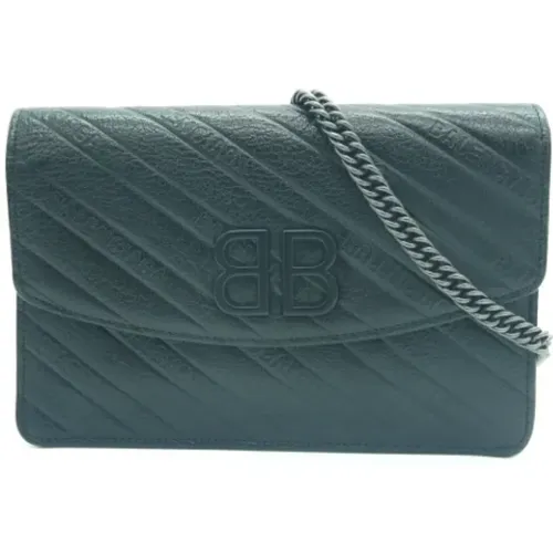 Pre-owned Leather wallets , female, Sizes: ONE SIZE - Balenciaga Vintage - Modalova