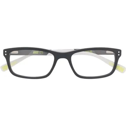 Schwarze Opche Brille für den täglichen Gebrauch , unisex, Größe: 52 MM - Nike - Modalova