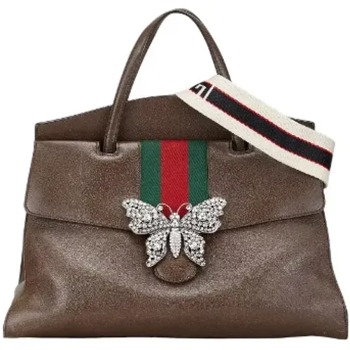 Pre-owned Leather handbags , female, Sizes: ONE SIZE - Gucci Vintage - Modalova