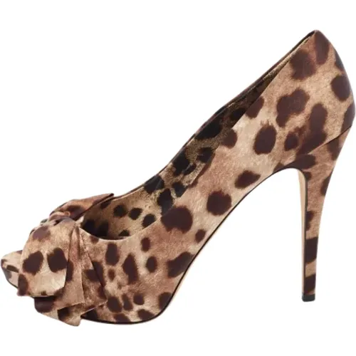 Pre-owned Satin heels , female, Sizes: 8 UK - Dolce & Gabbana Pre-owned - Modalova