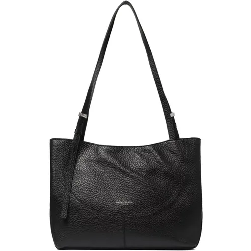 Schwarze Leder-Schultertasche - Gianni Chiarini - Modalova