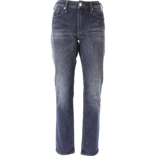 Blaue Jeans von Armani , Herren, Größe: W31 - Emporio Armani - Modalova