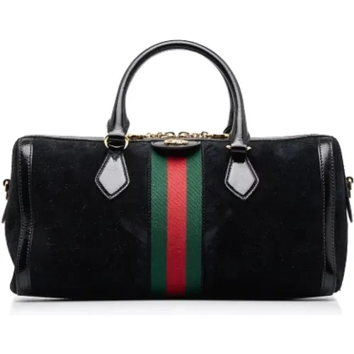 Pre-owned Suede handbags , female, Sizes: ONE SIZE - Gucci Vintage - Modalova