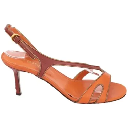 Pre-owned Leather sandals , female, Sizes: 2 UK - Sergio Rossi Pre-owned - Modalova