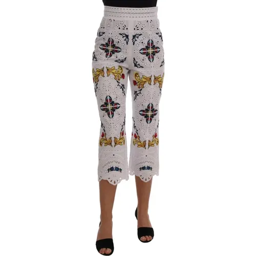 Cropped Trousers Dolce & Gabbana - Dolce & Gabbana - Modalova