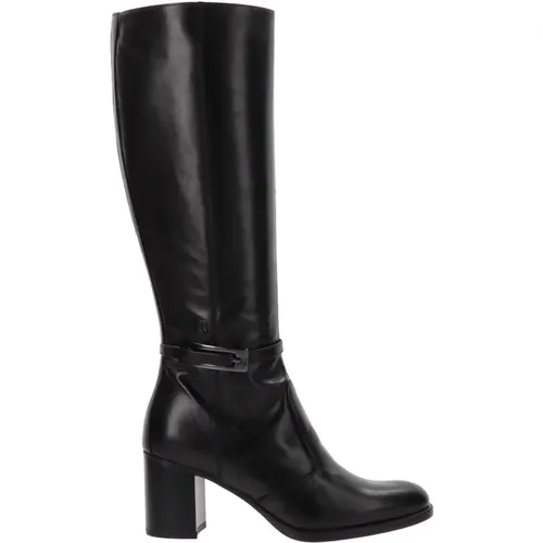 Leather Womens Boots Stylish Comfort , female, Sizes: 3 UK, 2 UK, 5 UK - Nerogiardini - Modalova