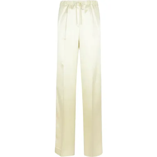 Green Trouser , female, Sizes: XS - Jil Sander - Modalova