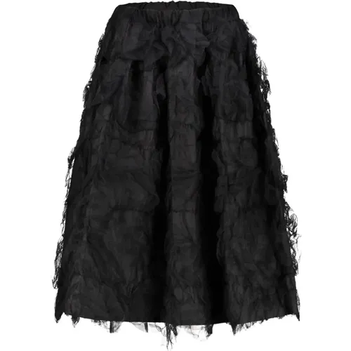Textured Tulle Layered Skirt , female, Sizes: XS - Comme des Garçons - Modalova