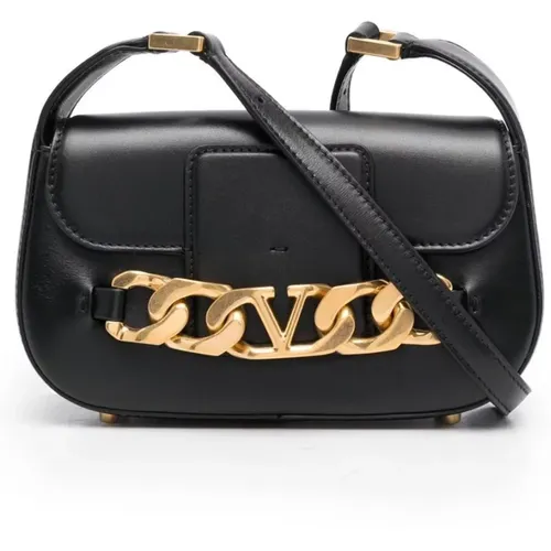 VLogo Chain Shoulder Bag , female, Sizes: ONE SIZE - Valentino Garavani - Modalova