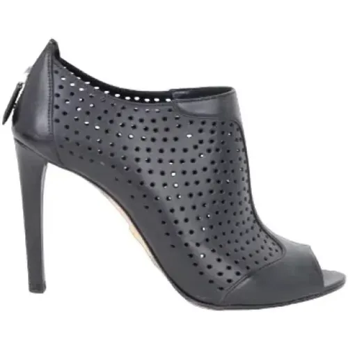 Pre-owned Leather heels , female, Sizes: 5 1/2 UK - Prada Vintage - Modalova