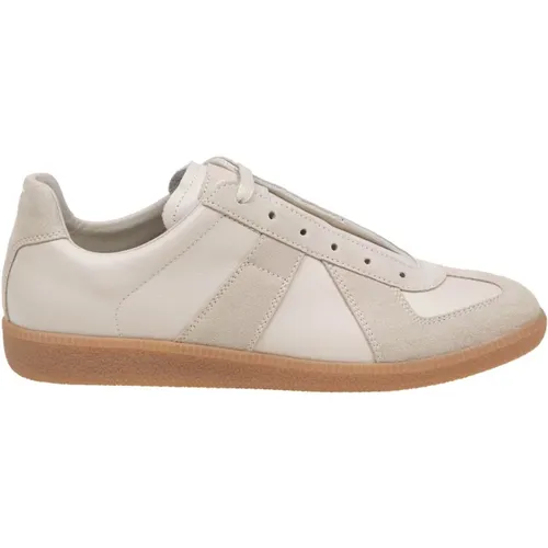 Suede and Fabric Sneakers , male, Sizes: 7 UK, 8 UK - Maison Margiela - Modalova