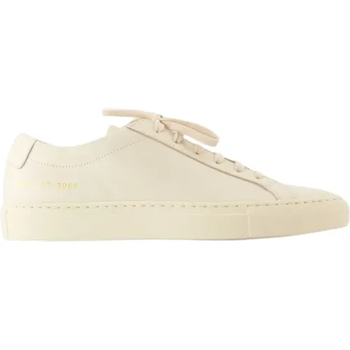 Leather Low Top Sneakers , female, Sizes: 4 UK, 5 UK, 3 UK - Common Projects - Modalova