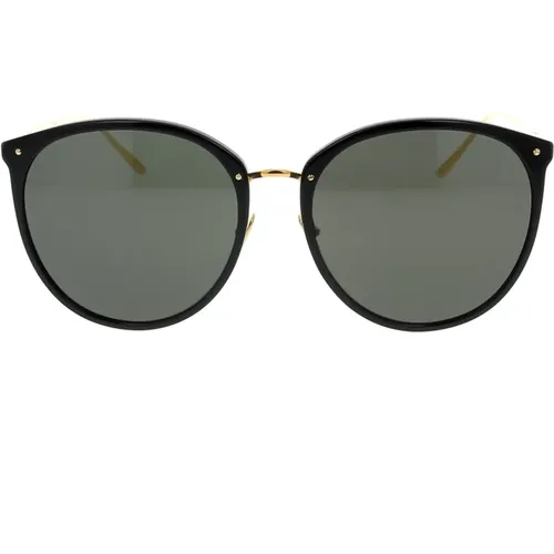 Stylish Sunglasses with Unique Design , unisex, Sizes: ONE SIZE - Linda Farrow - Modalova