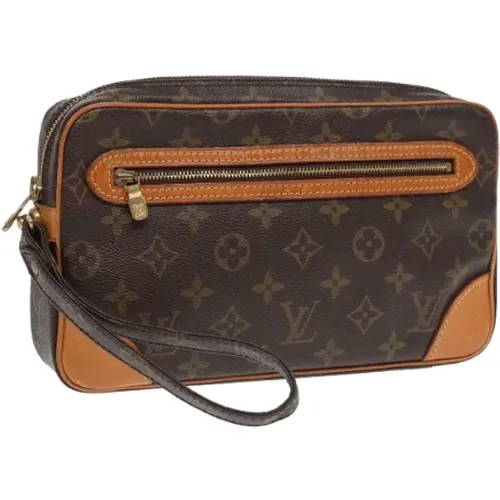 Pre-owned Canvas clutches , female, Sizes: ONE SIZE - Louis Vuitton Vintage - Modalova